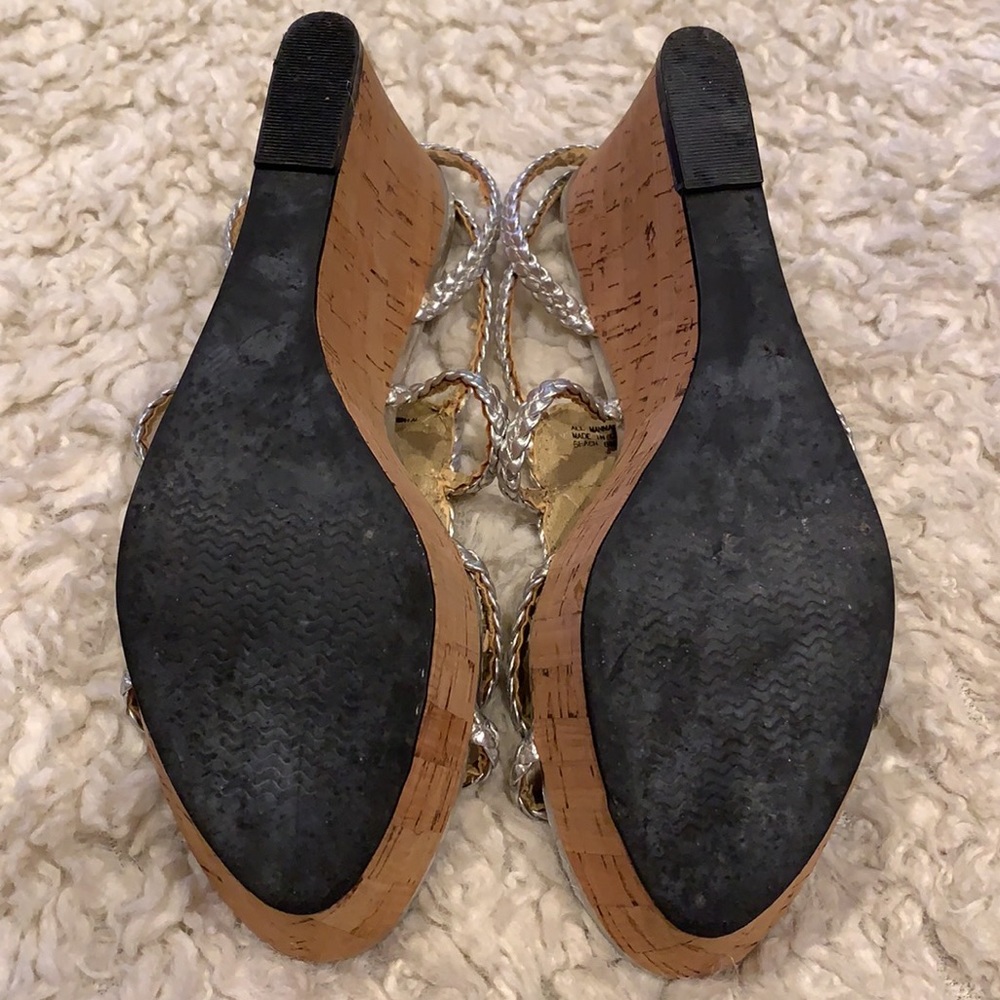 Via Neroli Cork Wedge Heels - Picture 9 of 11
